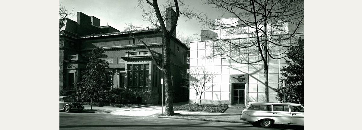 Photograph of the exterior of The Phillips Collection 1960s