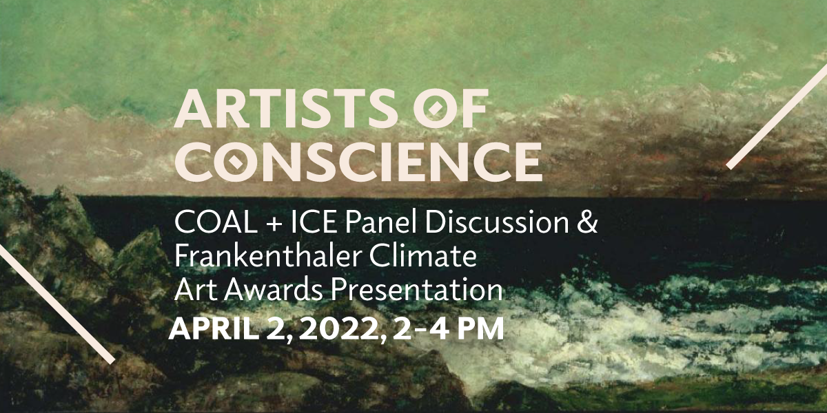 Promo for Artists of Conscience event on April 2, 2022