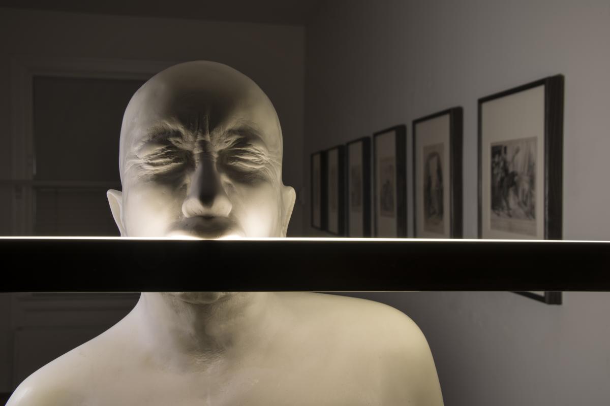 Bernardi Roig's "An Illuminated Head for Blinky P." Bernardi Roig's An Illuminated Head for Blinky P."