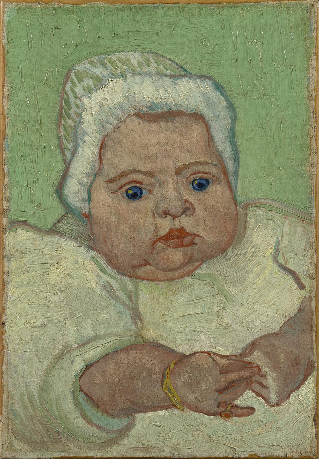 Portrait of a young boy, Marcelle Roulin by Vincent van Gogh