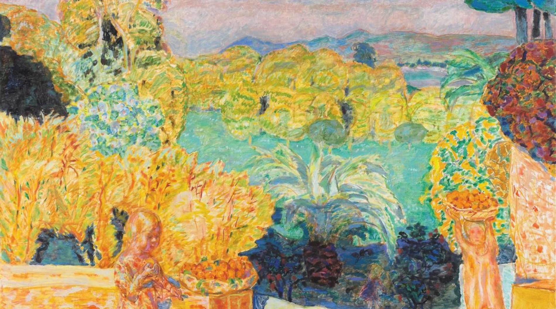 Pierre Bonnard colorful landscape of French Riviera