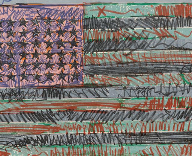 Flags II, Jasper Johns, 1970