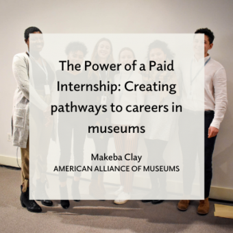 Promo for Makeba Clay article for AAM blog