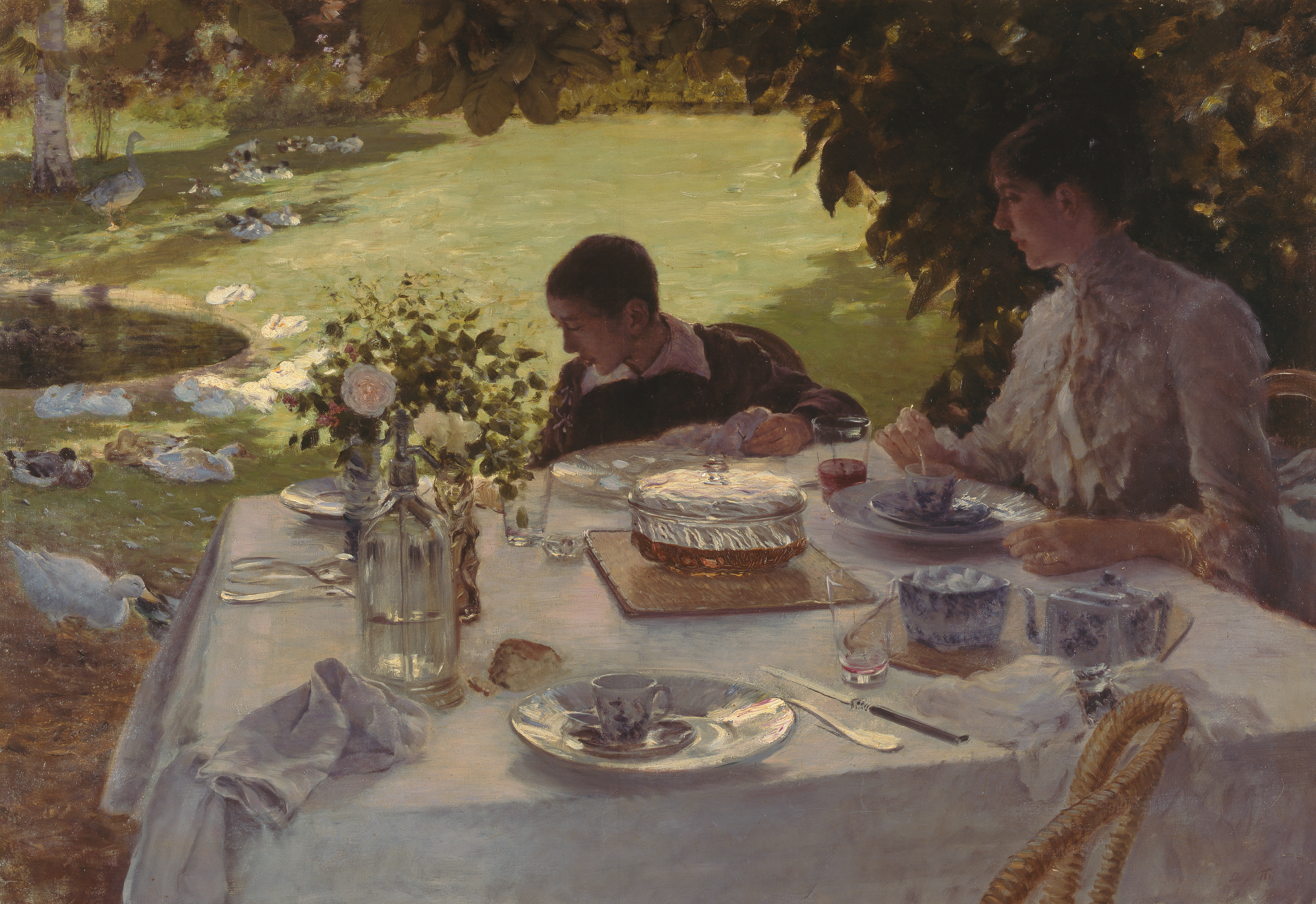 21 век обед. Джузеппе де Ниттис Breakfast in the Garden. Джузеппе де Ниттис (1846-1884) —. Джузеппе де Ниттис (Giuseppe de Nittis, 1846-1884), итальянский художник..