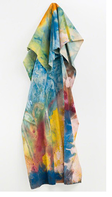 Sam Gilliam colorful drape artwork 
