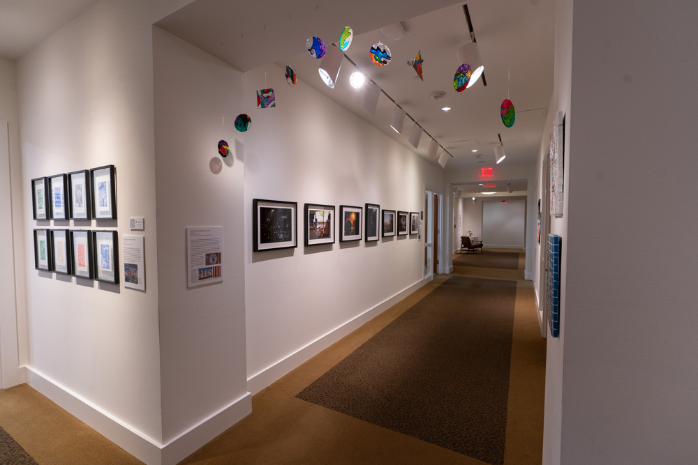 Be Curious: Art Links to Learning installation 
