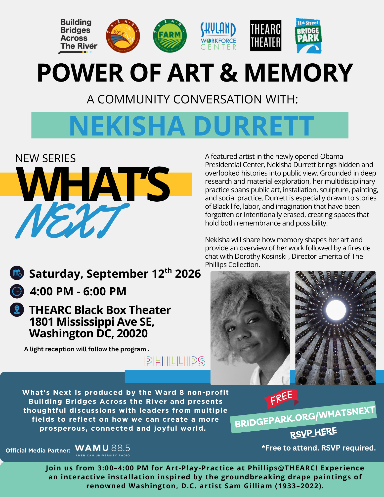 Power of Art & Memory flyer