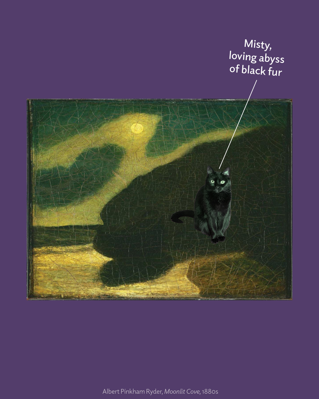 Cats photoshopped into Phillips artwork