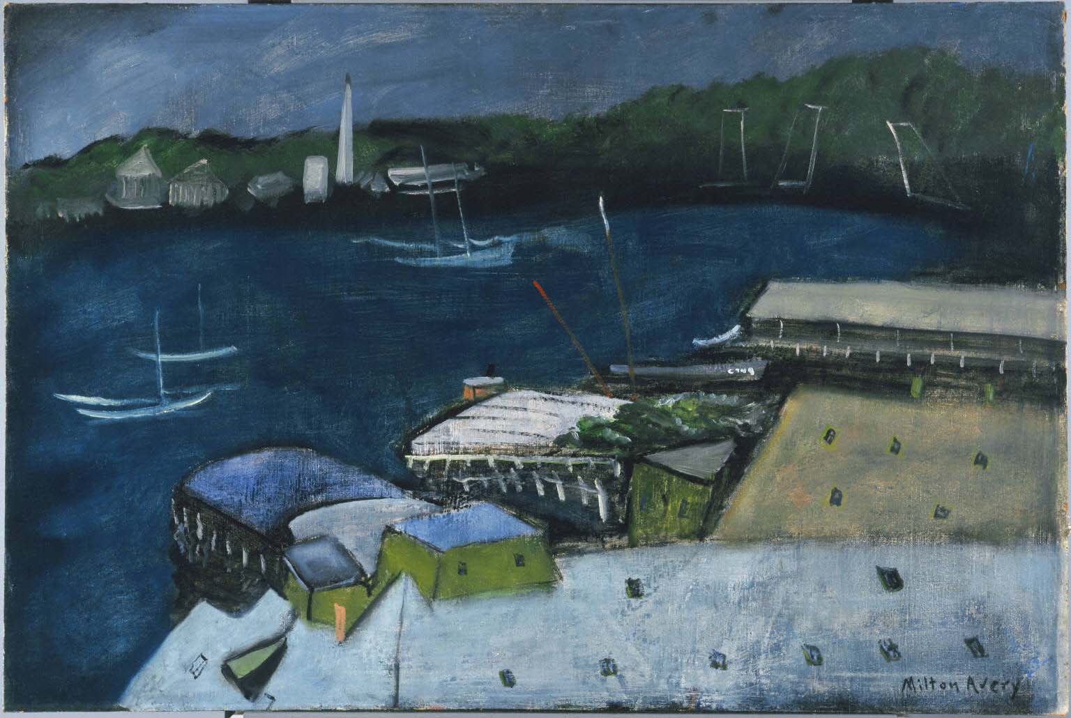Harbor At Night The Phillips Collection