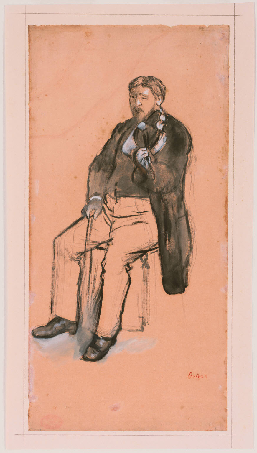 Seated Violin Player The Phillips Collection