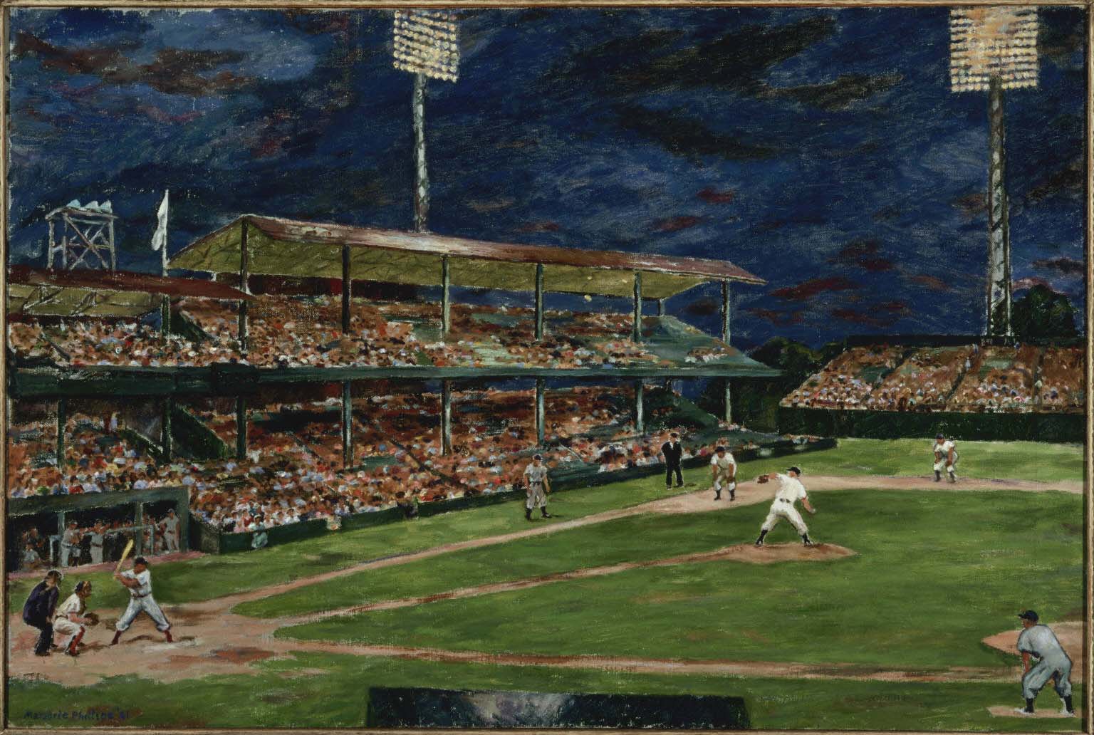 Night Baseball  The Phillips Collection