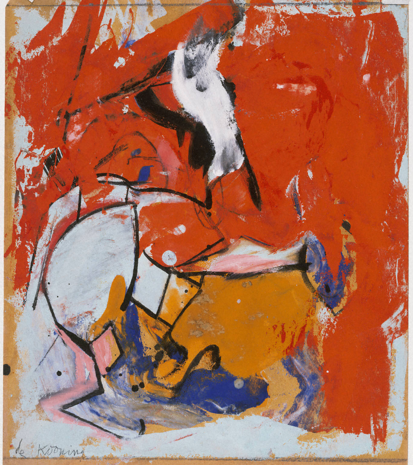 Willem de kooning、UNTITLED、超希少画集画、新品額装 Willem de kooning、UNTITLED、超希少画集画、新品額装