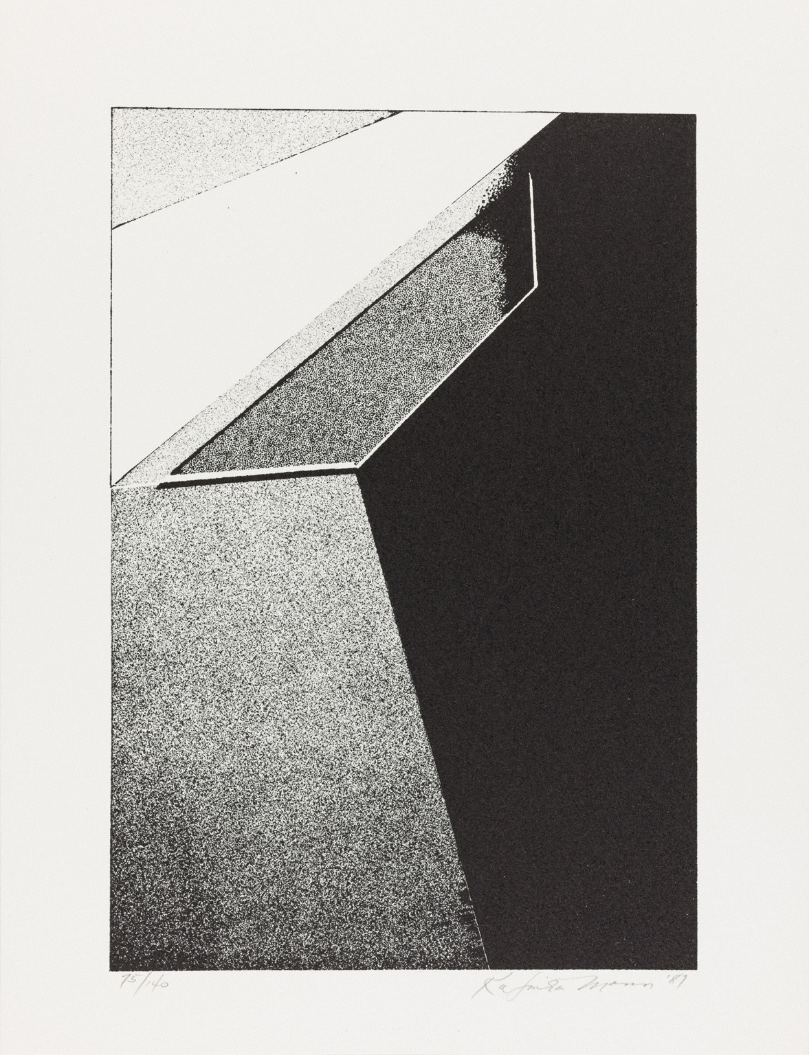 Black/White (from "American Abstract Artists 50th Anniversary Print