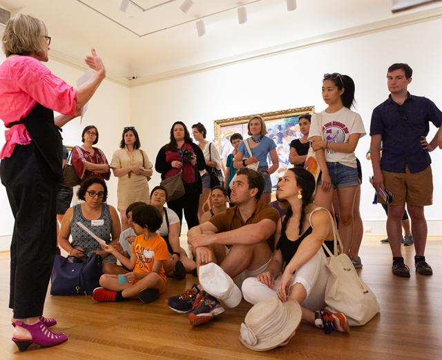 An education tour takes place