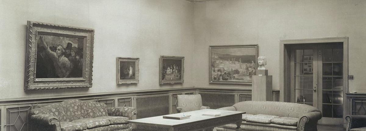 Photograph of The Phillips Collection Main Gallery, 1930