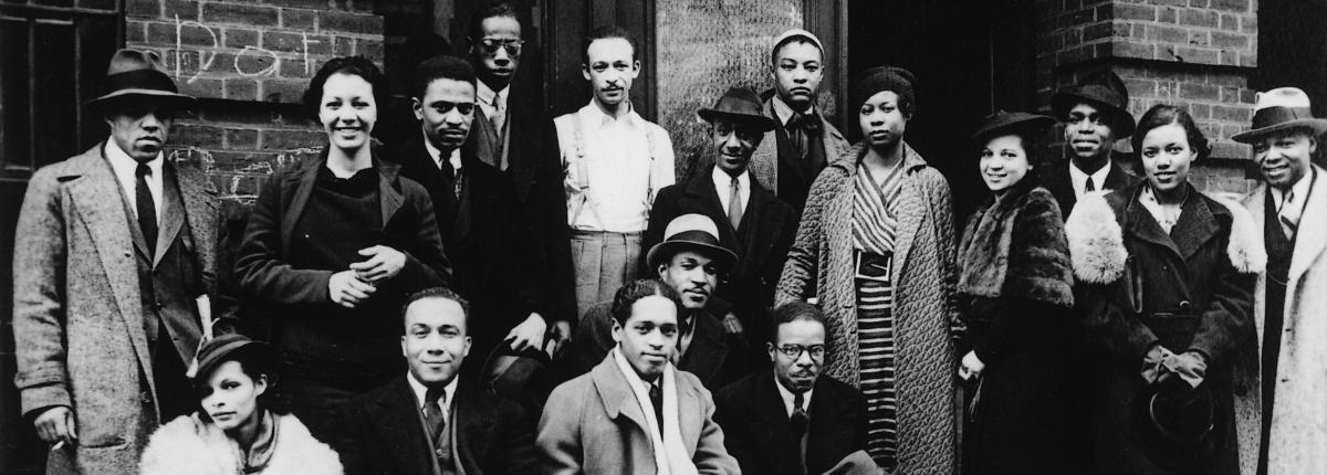 The 306 Workshop Group in front of 306 West 141st Street Late 1930s