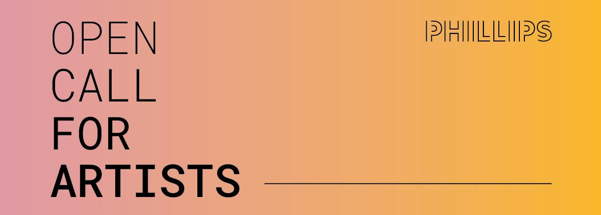 Open Call for Artists website header