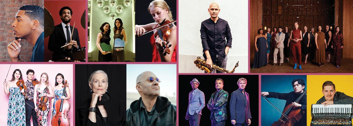 2026-27 Philips Music season collage of 12 performers