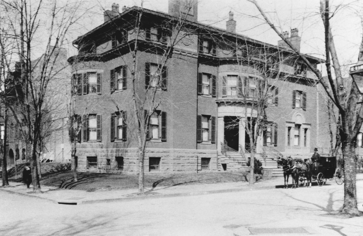 Photograph of the Phillips family home circa 1900