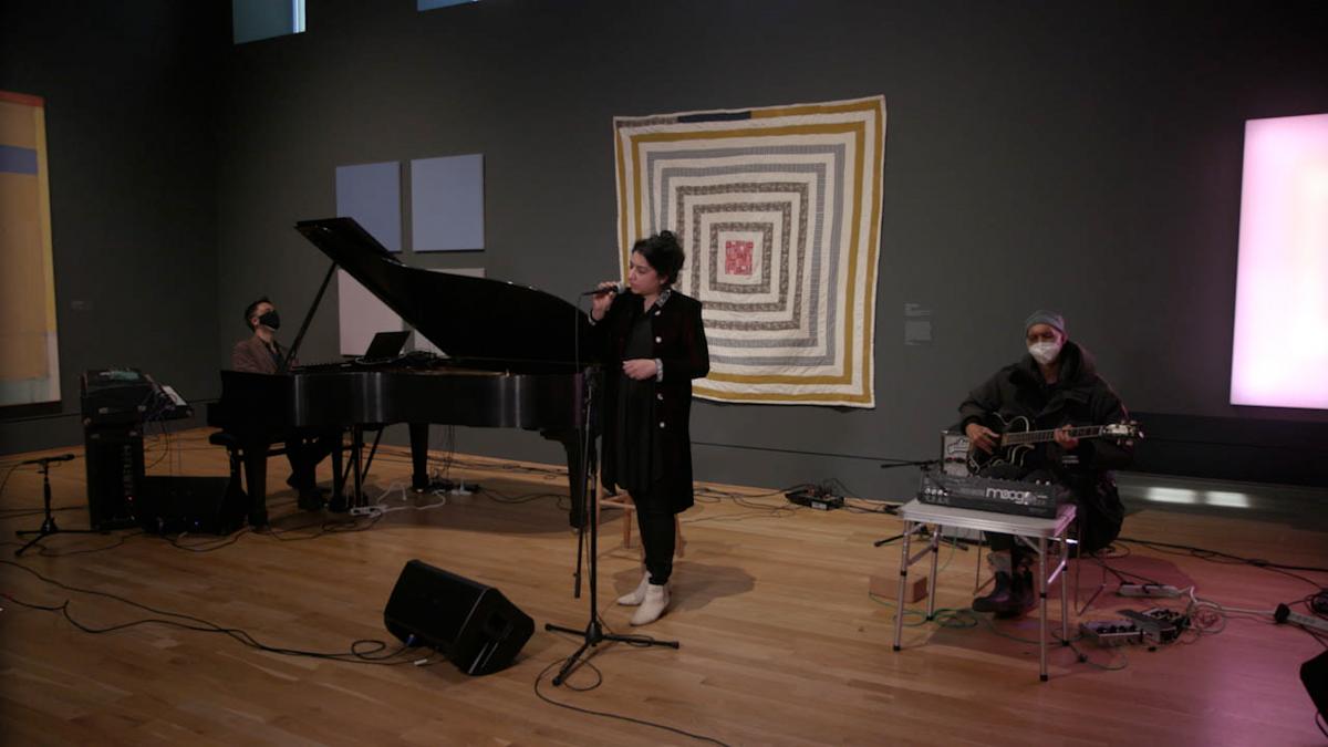 Image of Vijay Iyer, Arooj Aftab and Shazad Ismaily