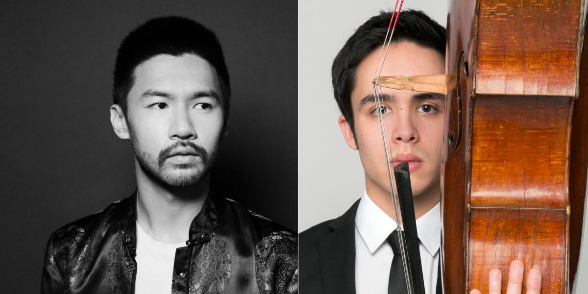 Composite Image of Conrad Tao and Jay Campbell