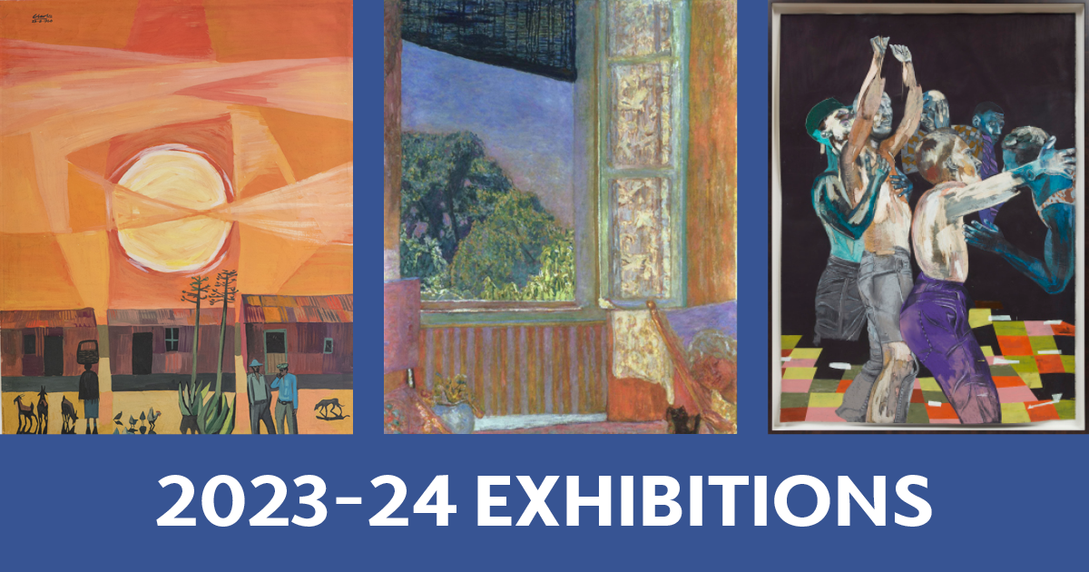 Peter Clarke, That Evening Sun Goes Down, 1960; Pierre Bonnard, The Open Window, 1921;Wardel Milan, Pulse. That’s that Orlando moon, 808 club bass. That’s that keep dancing, that’s that never stop, 2022 