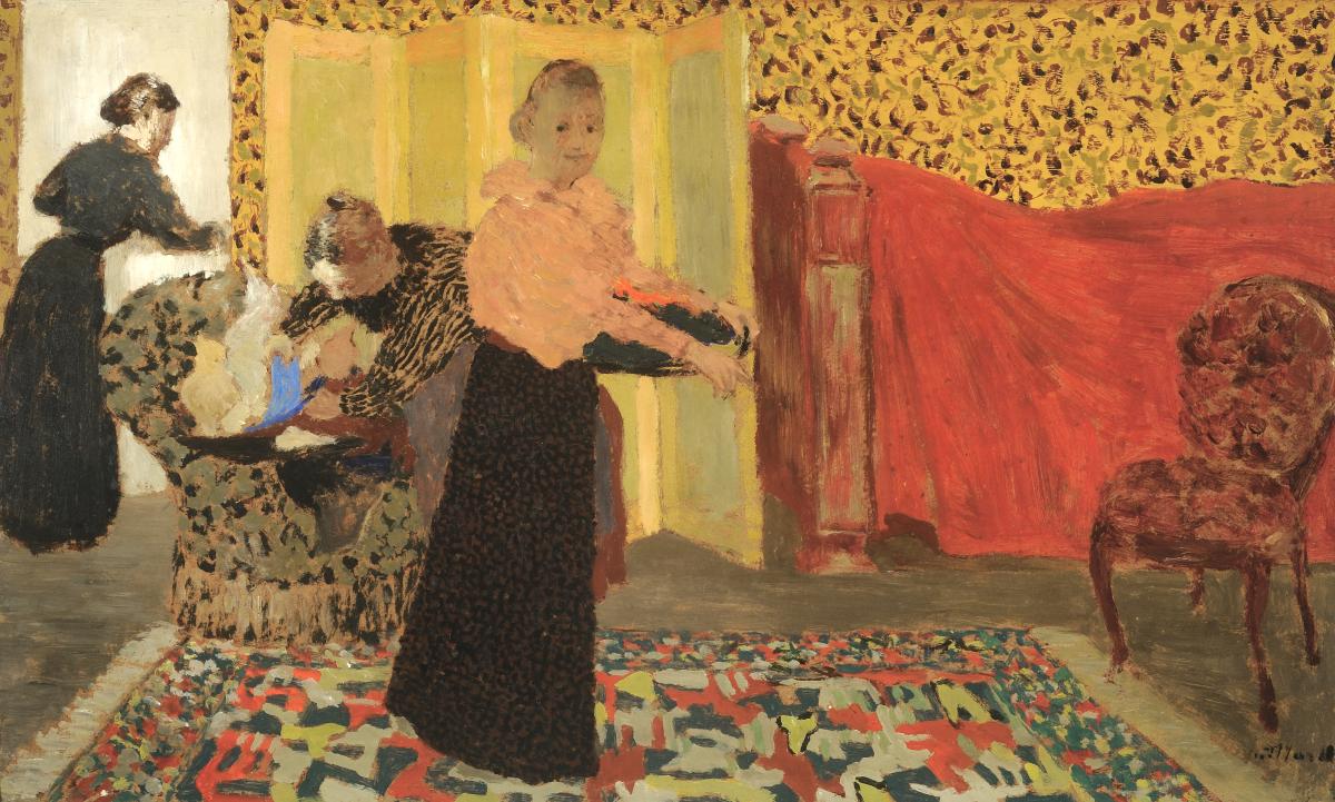 Vuillard Au Lit Rouge