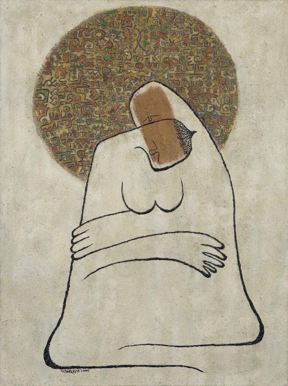 Victor Ekpuk, Lean on Me, 2000