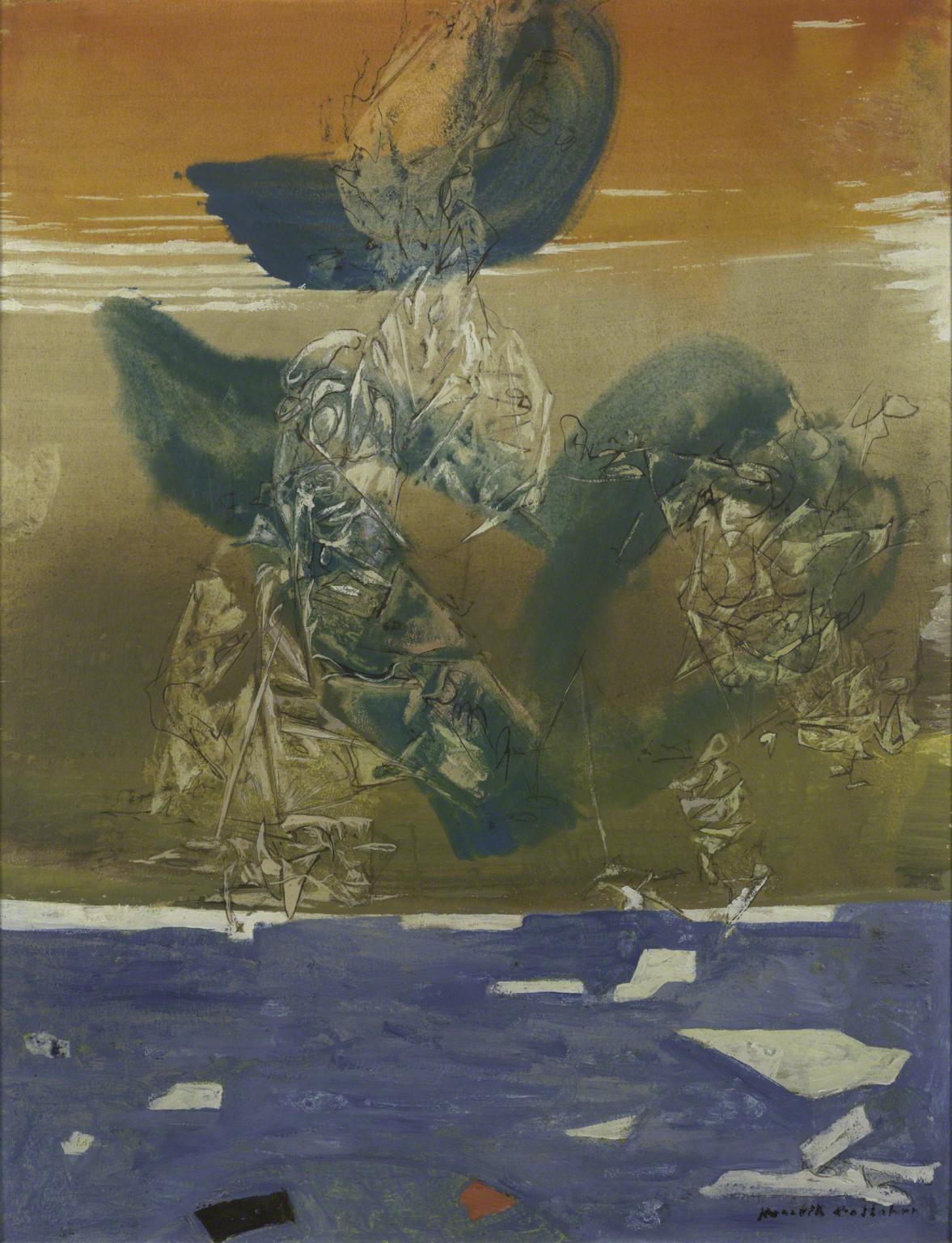 Kenneth Callahan, Ice Flow, c.1979