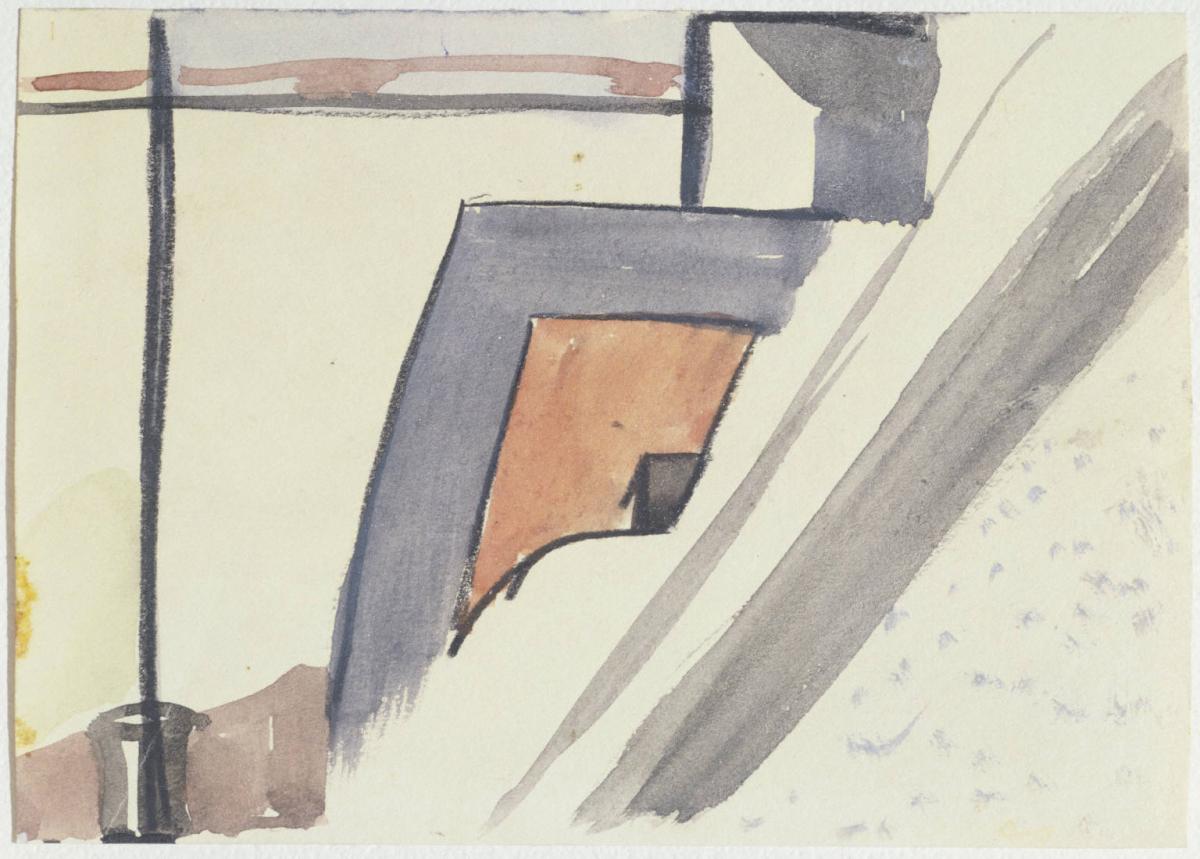 Drawing for Sand Barge, 1930