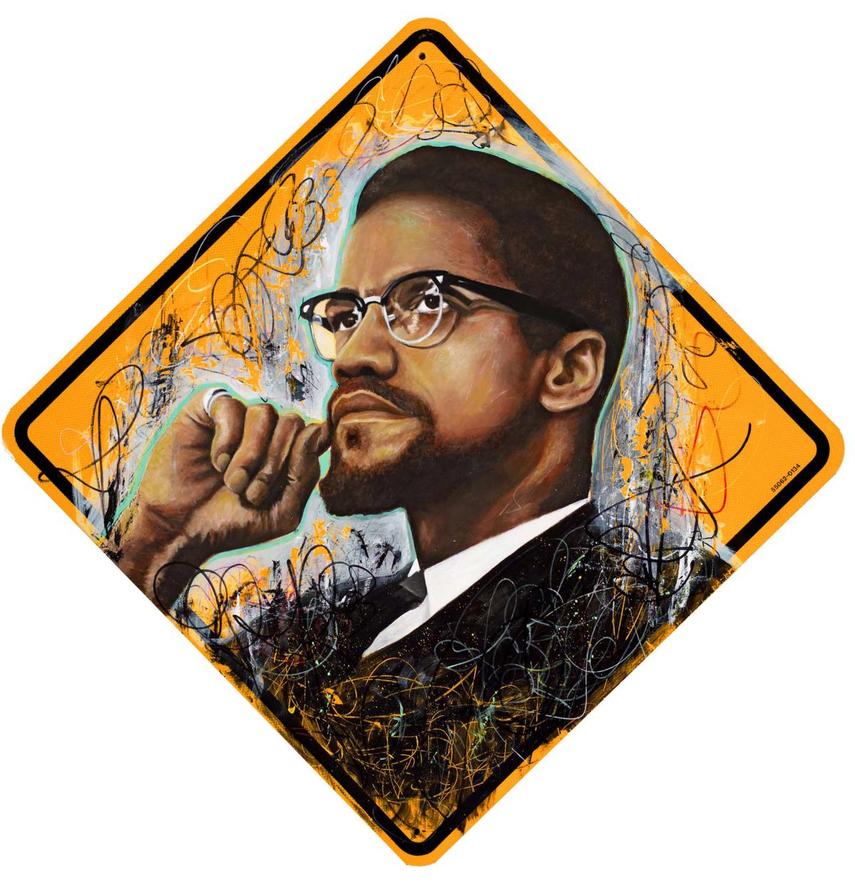 Luis Del Valle, Malcolm X RED, 2023