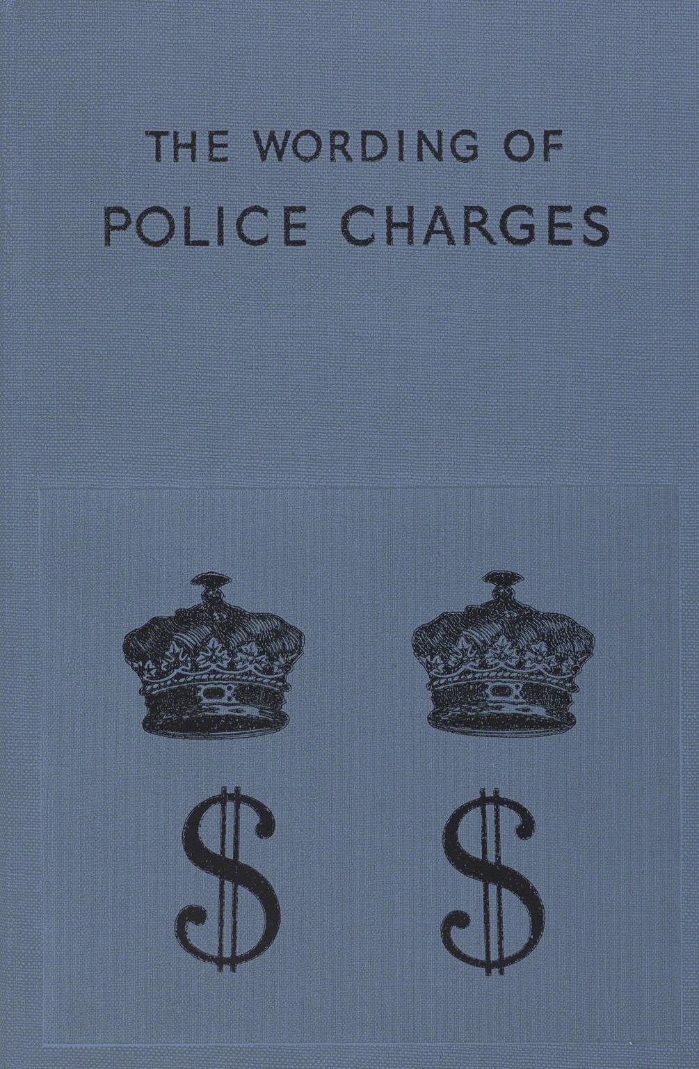 R.B. Kitaj, The Wording of Police Charges, 1969-70.
