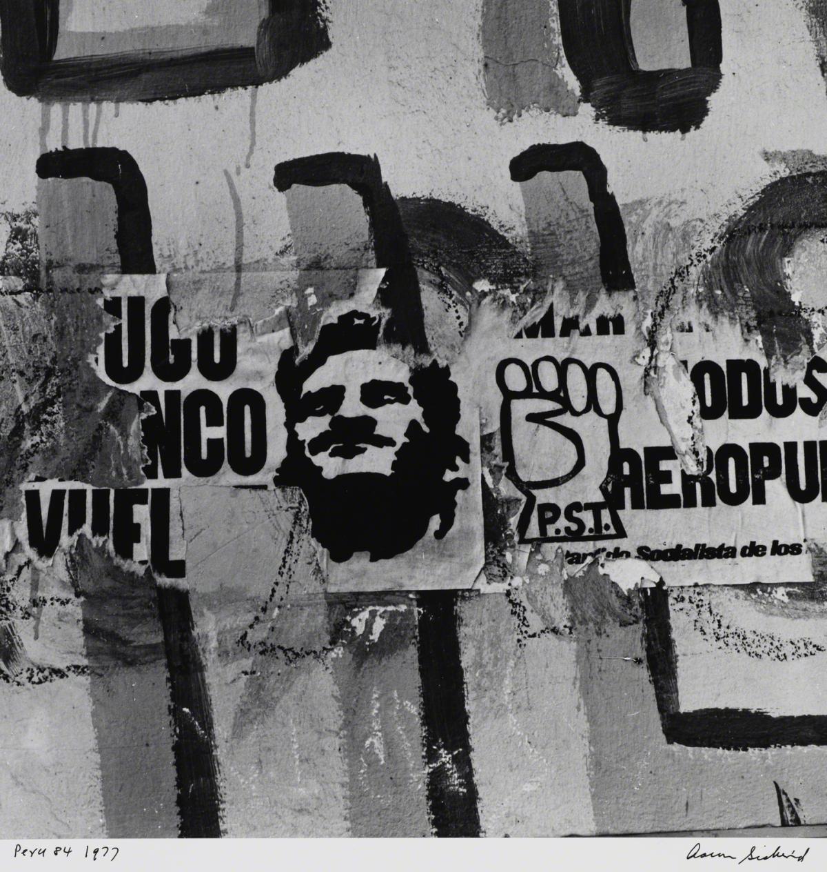 Aaron Siskind, Peru 84, 1977, printed later.