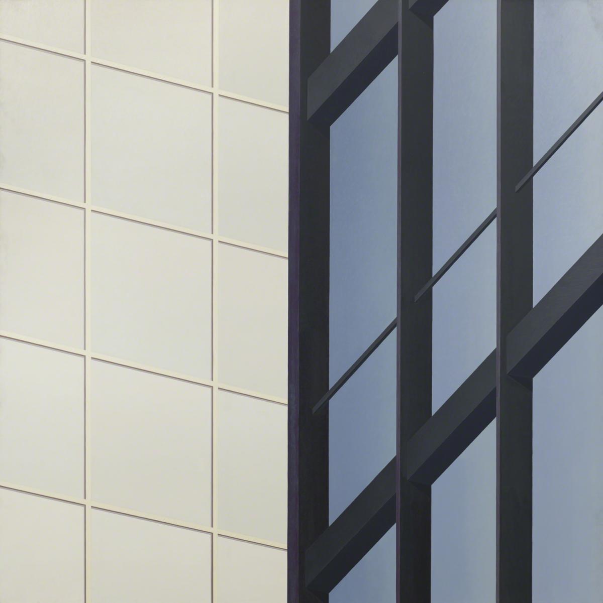 Joseph White, Two Buildings NYC, 1980.
