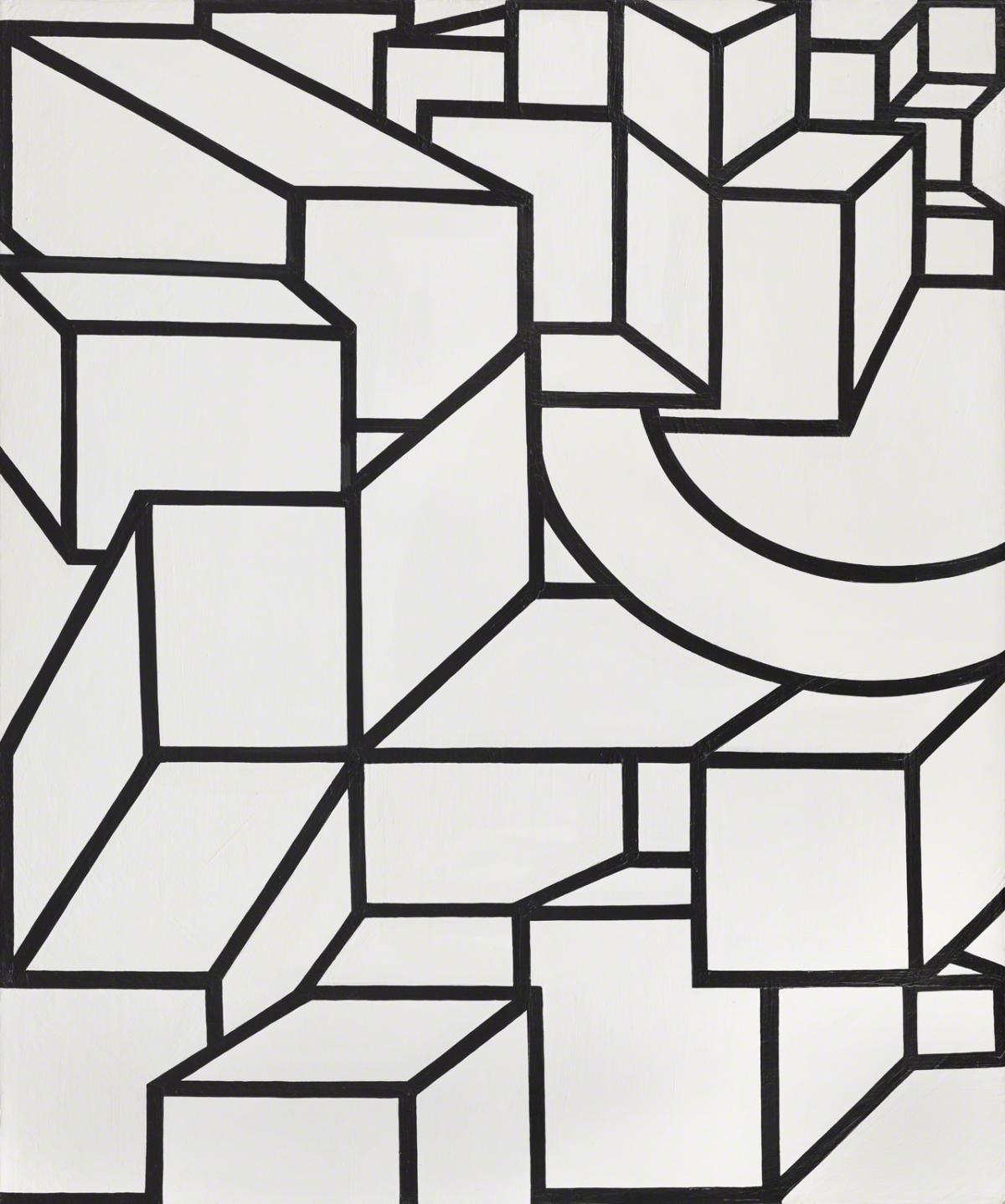 Al Held, B/W XII, 1968.