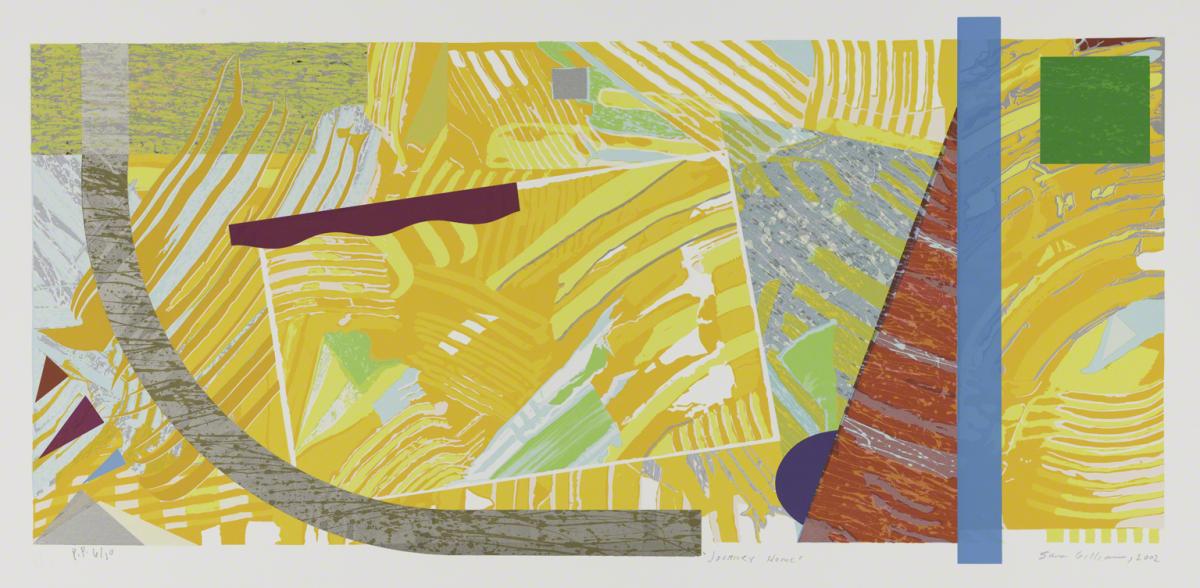 Sam Gilliam, Journey Home, 2002.