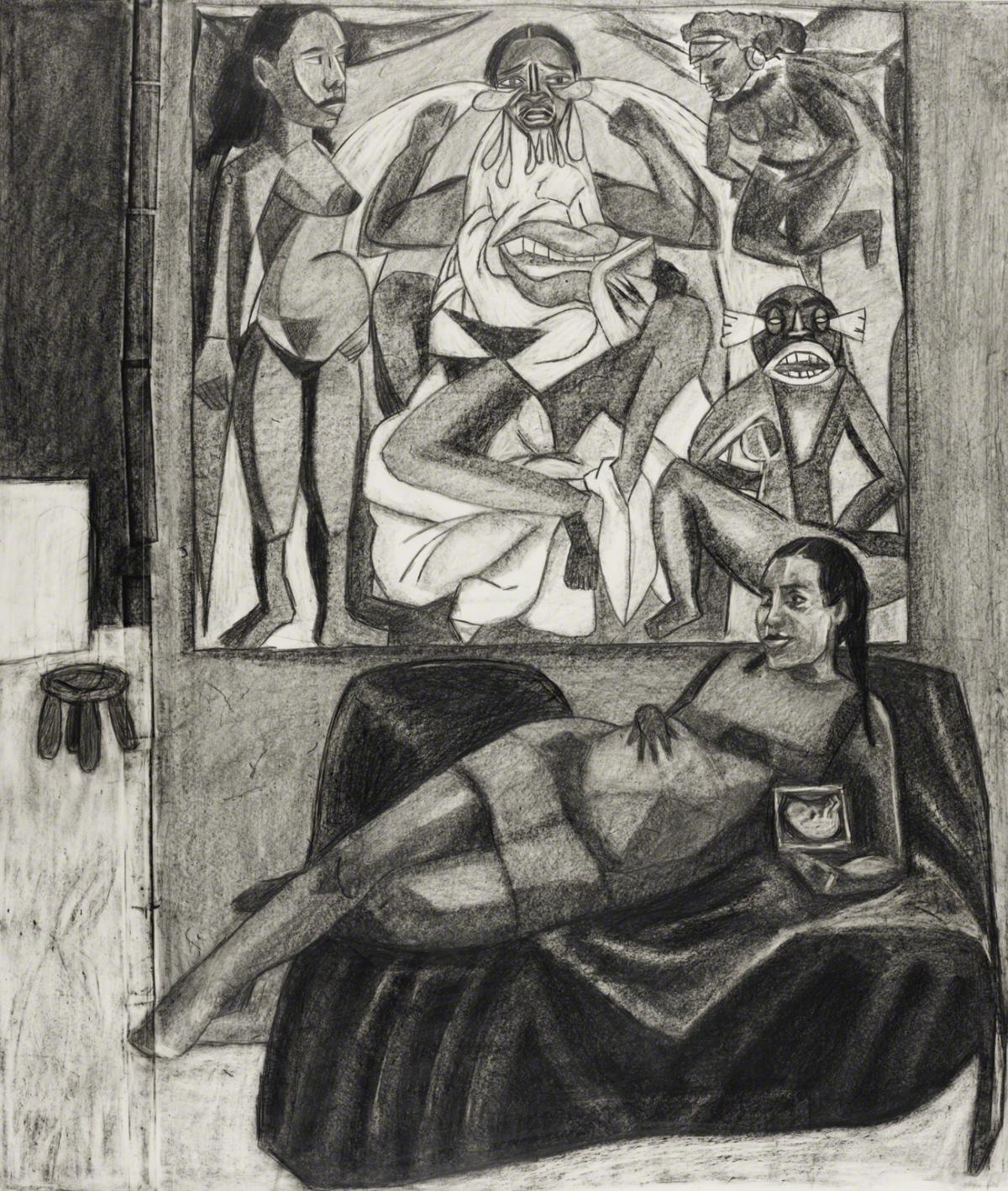 Mequitta Ahuja, Xpect, Study, 2018.