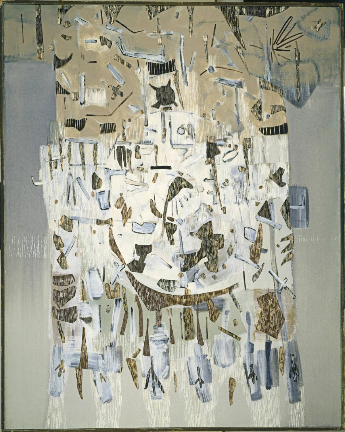 Lee Mullican, Pendulum Factor, 1953.