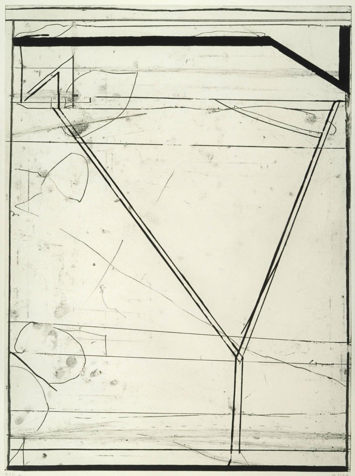 Richard Diebenkorn, Softground Y, 1982.