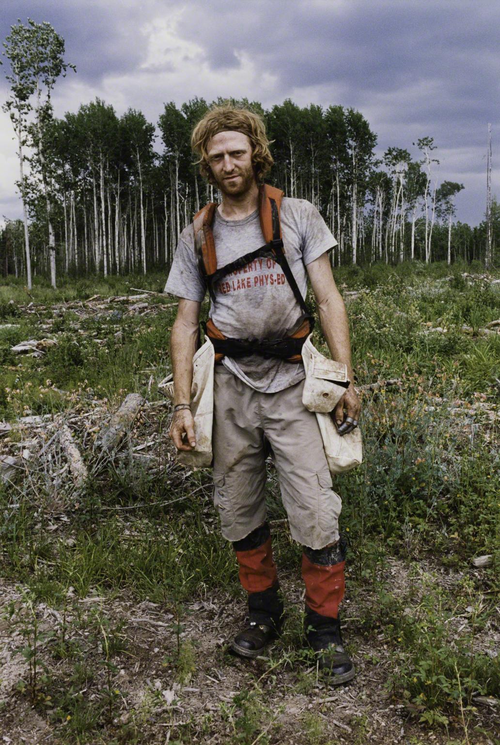 Sarah Anne Johnson, Adam (Tree Planting project), 2004.