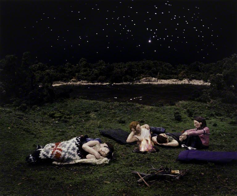 Sarah Anne Johnson, Camping (Tree Planting project), 2003.