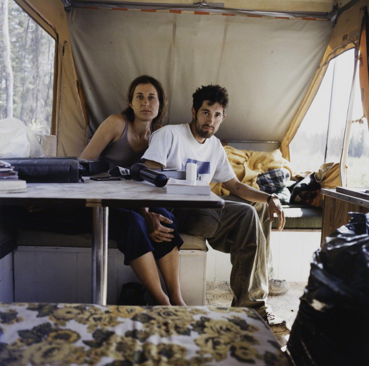 Sarah Anne Johnson, Devon and Adina (Tree Planting project), 2004.