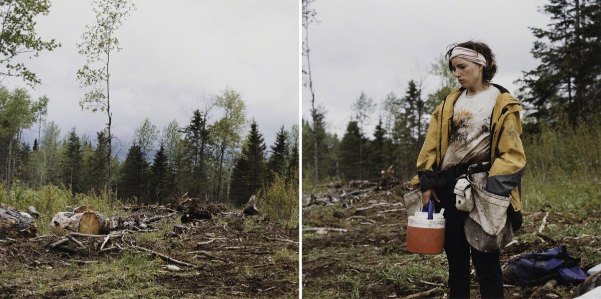 Sarah Anne Johnson, Megan (Tree Planting project), 2004.