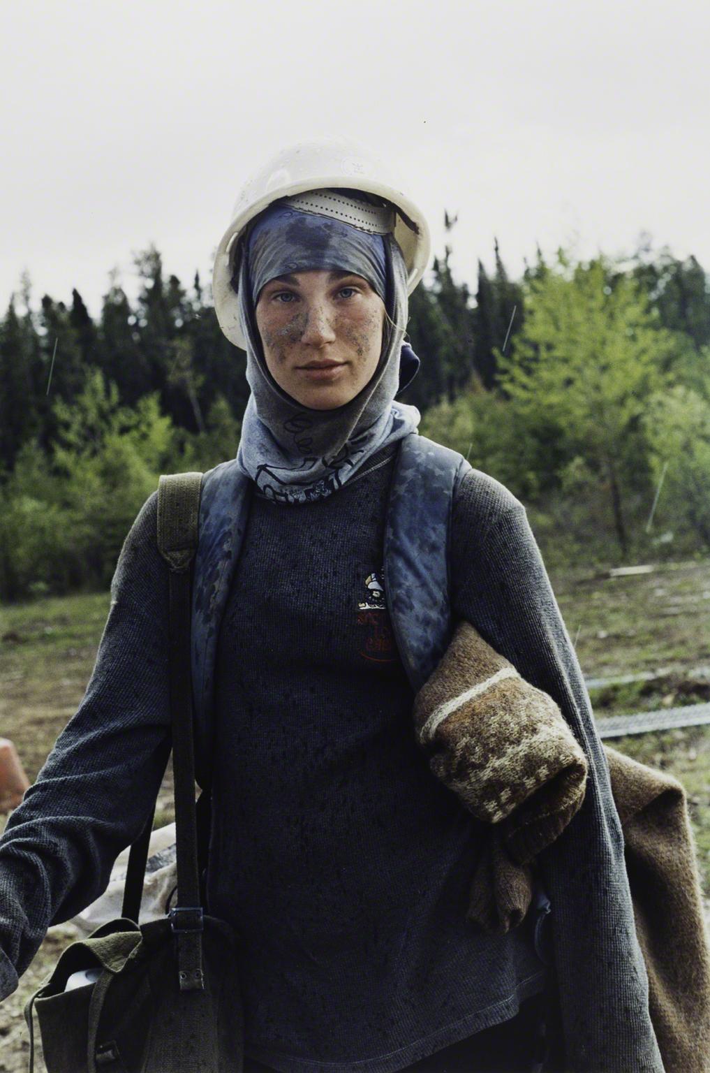 Sarah Anne Johnson, Nadine (Tree Planting project), 2004.