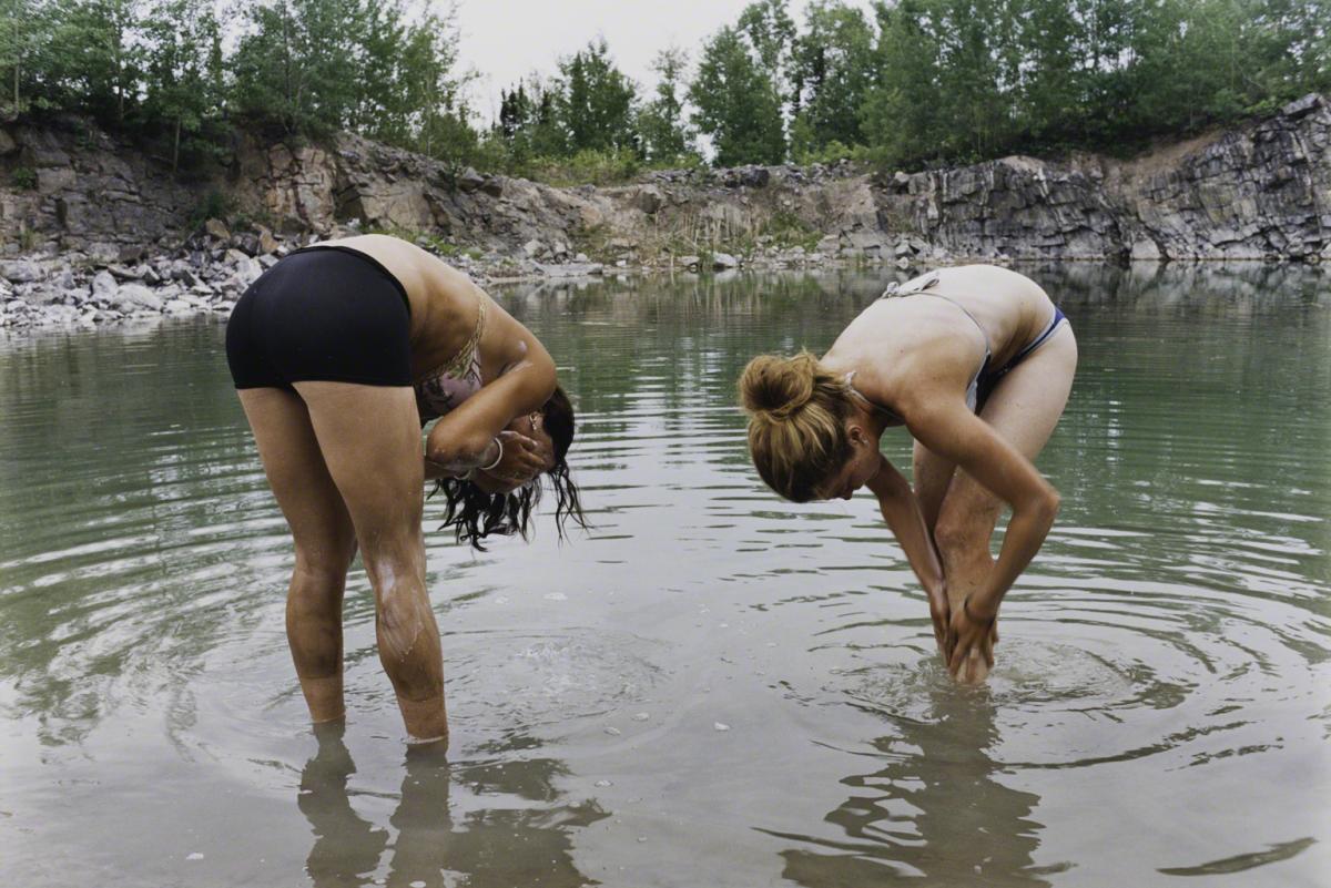 Sarah Anne Johnson, The Bathers (Tree Planting project), 2004.
