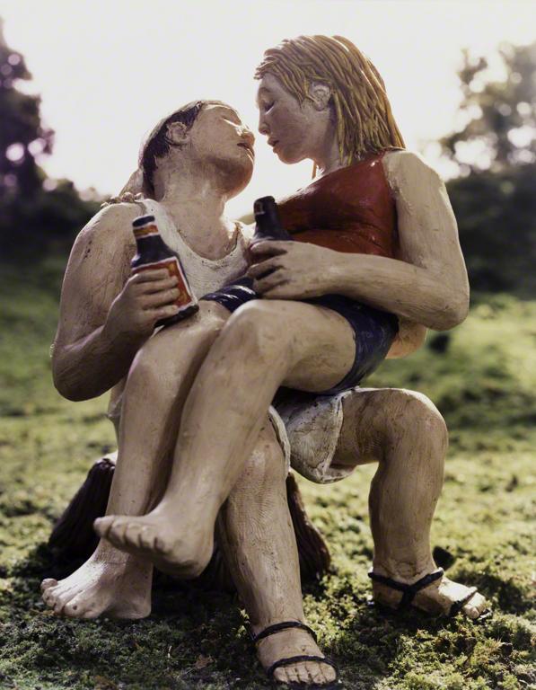 Sarah Anne Johnson, The Kiss (Tree Planting project), 2003.