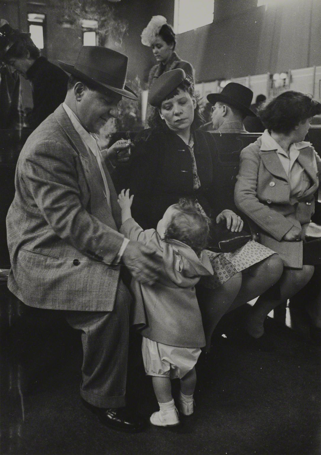 Esther Bubley, In the Terminal Waiting Room, 1947.