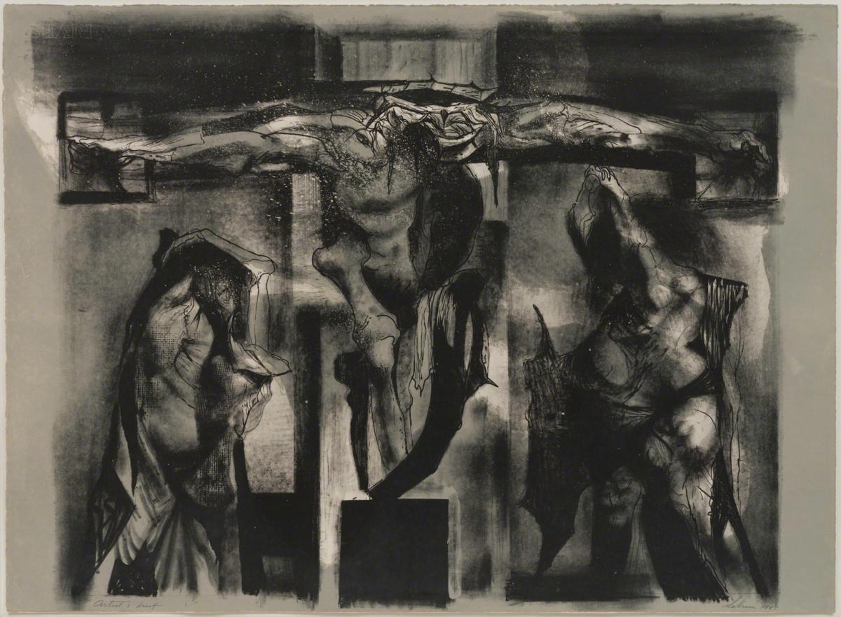 Rico Lebrun, Crucifixion from Grunewald, 1961.