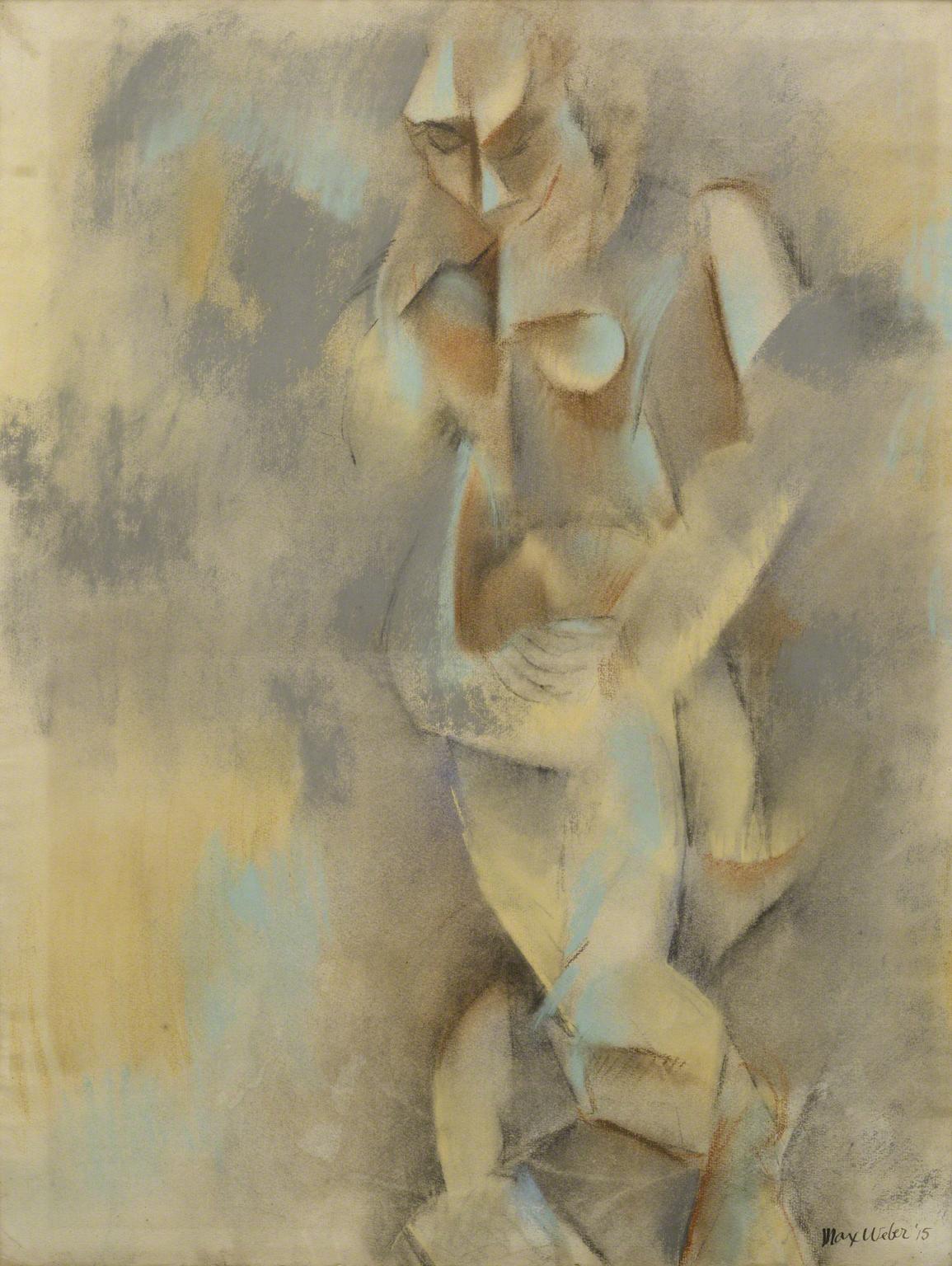 Max Weber, Cubist Figure, 1915.
