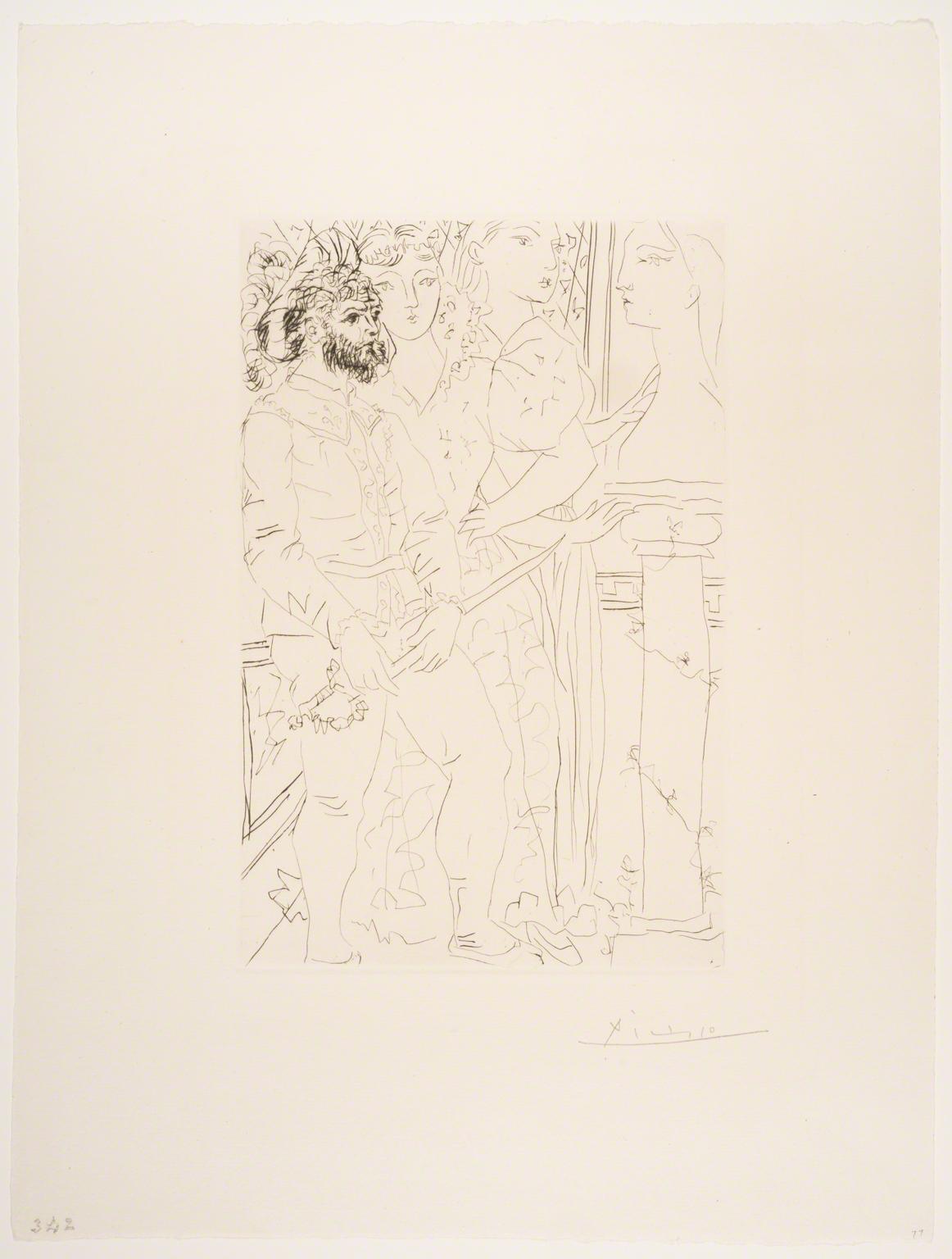 Pablo Picasso, Trois Acteurs, 1933.